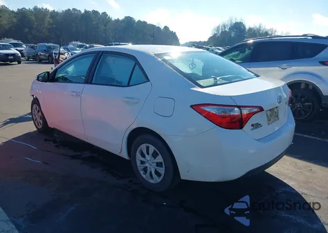 2014 Toyota Corolla L z USA, uszkodzony, nr VIN 2T1BURHEXEC226819